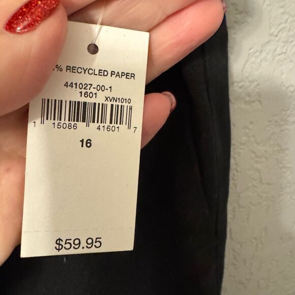 Gap Pull on Drawstring Dress Pants Size 16 NWT - Picture 3 of 6